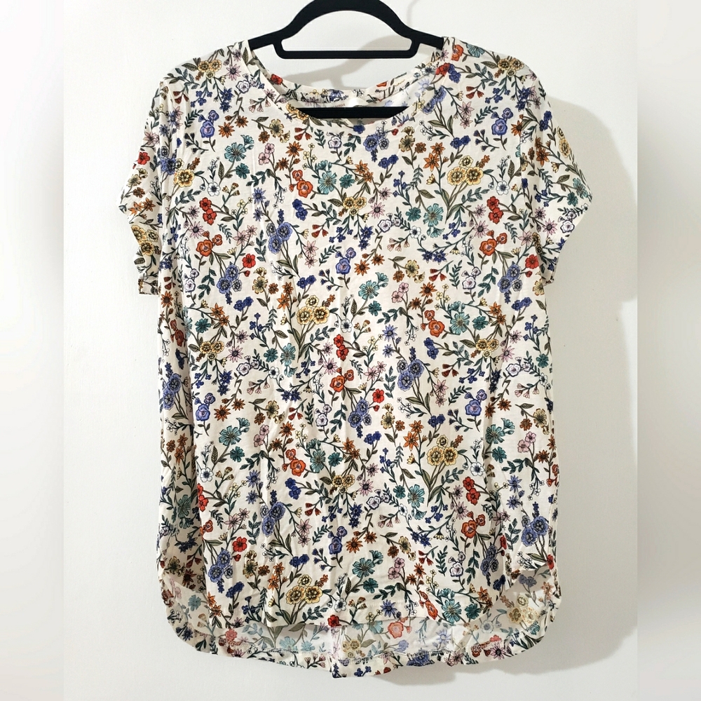H&M Floral Top Sz Large